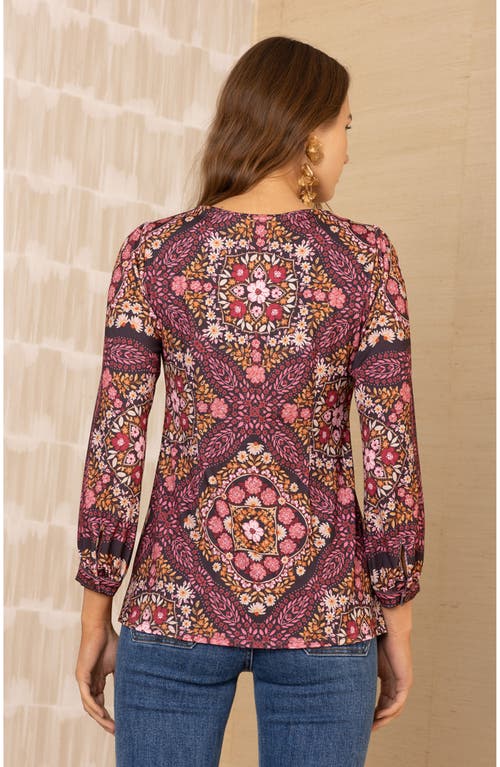 Hale Bob Paloma Jersey Top In Multi