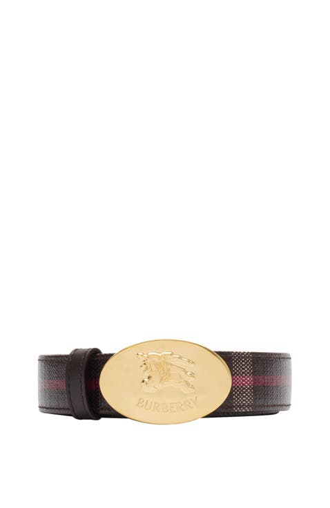 Reversible Check Knight Stamp Belt
