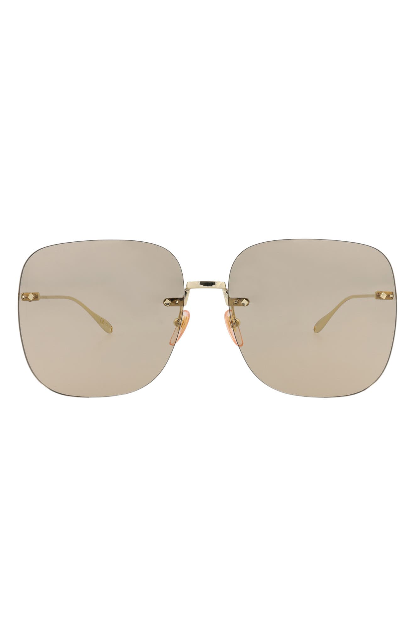 Gucci 65mm Novelty Square Sunglasses