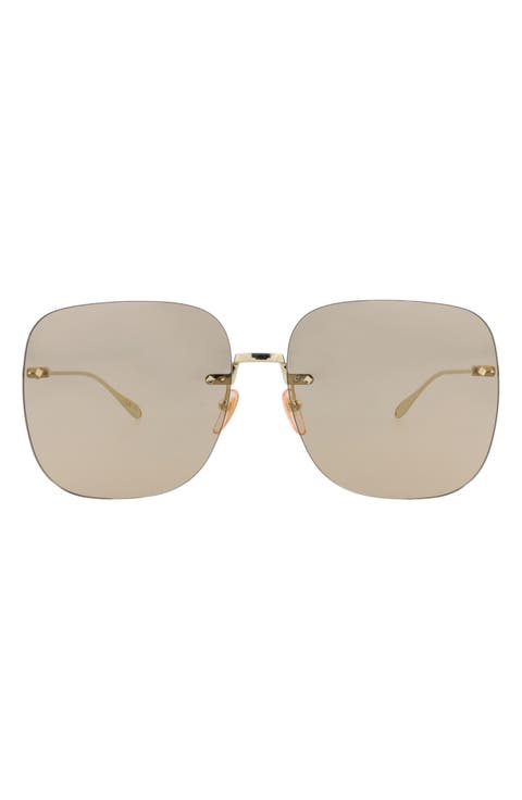 65mm Novelty Square Sunglasses