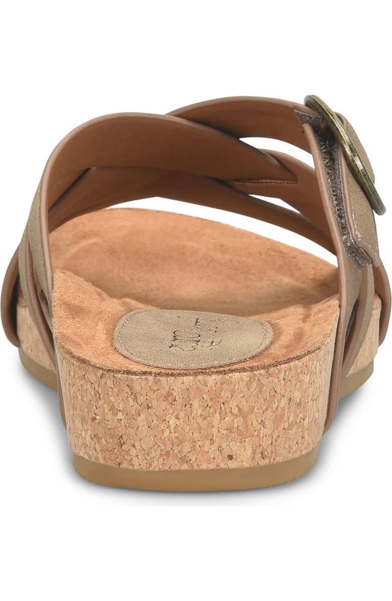 EUROSOFT Grainger Wedge Sandal, Alternate, color, Stone