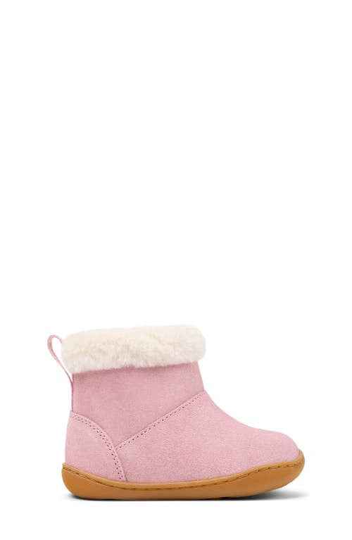 Camper Kids' Peu Cami First Walker Faux-fur Lined Bootie In Pink