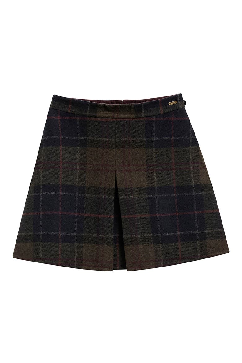 Marlow Pleated Wool Blend Miniskirt, Alternate, color, SHADOW CLASSIC TARTAN