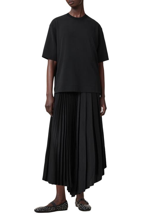 Jax Short Sleeve Top & Pleated Sleeveless Dress