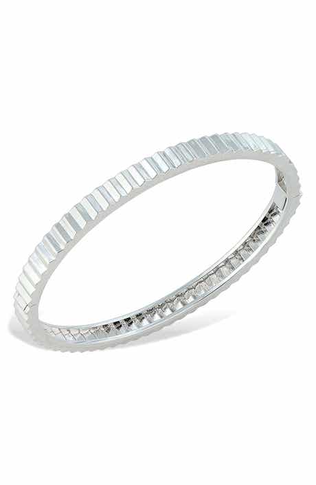SAVVY CIE JEWELS Ribbed Bangle