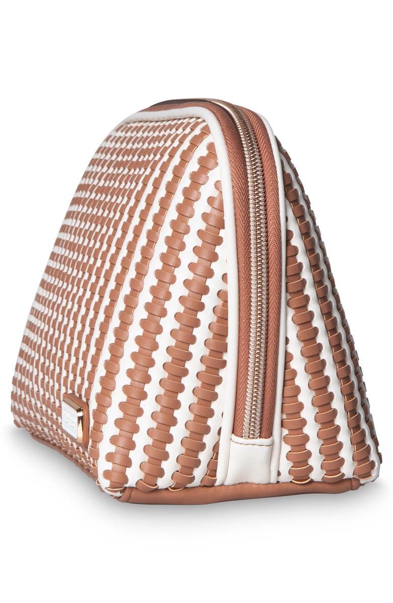 Stephanie Johnson Marabella Mocha Lola Makeup Bag, Alternate, color, Brown