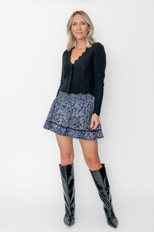 West Of Melanie Mini Skirt In Multi