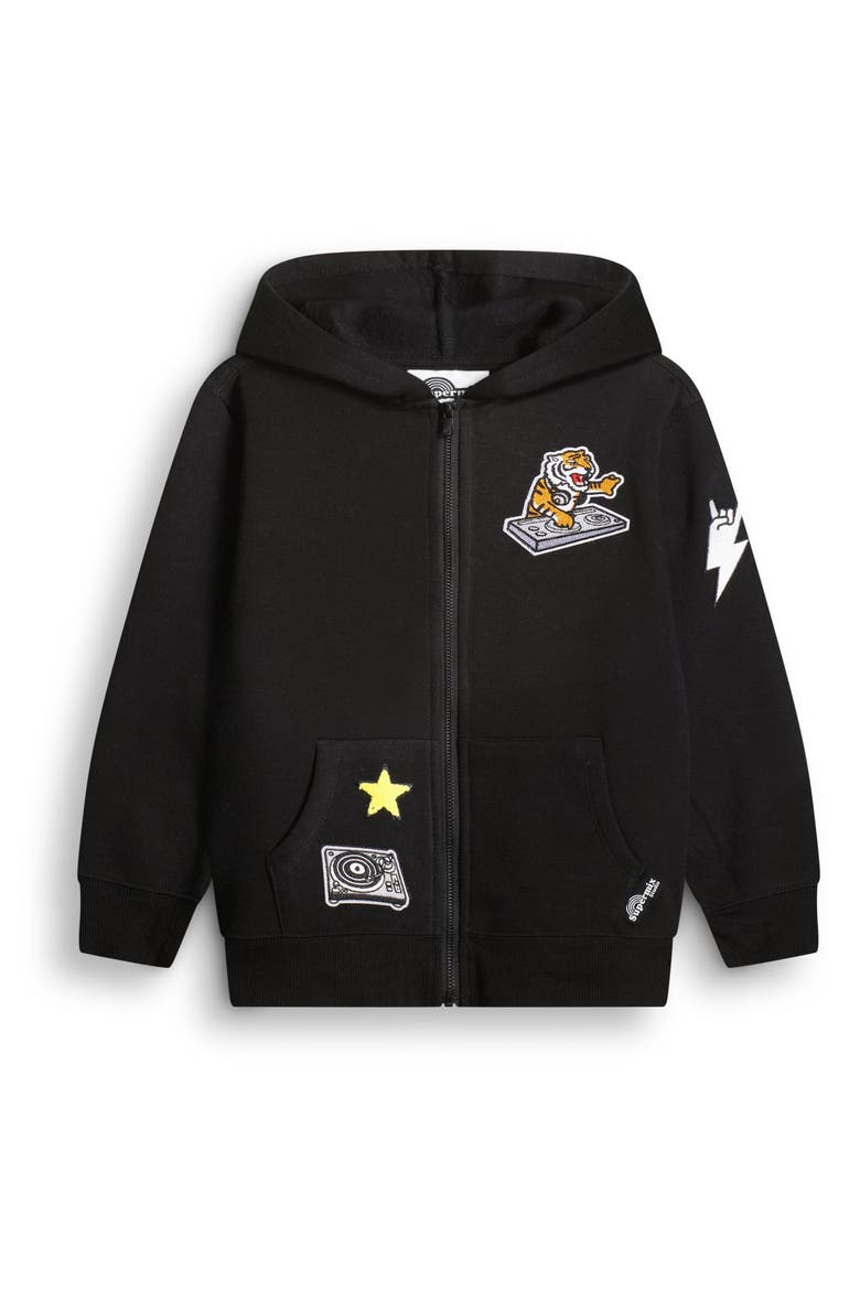 Future Dj Hoodie (toddler, Little Kid, Big Kid), Alternate, color, Black
