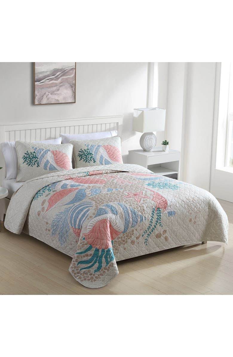 BEATRICE HOME FASHIONS Caribbean Joe Comforter & Shams Set, Main, color, 