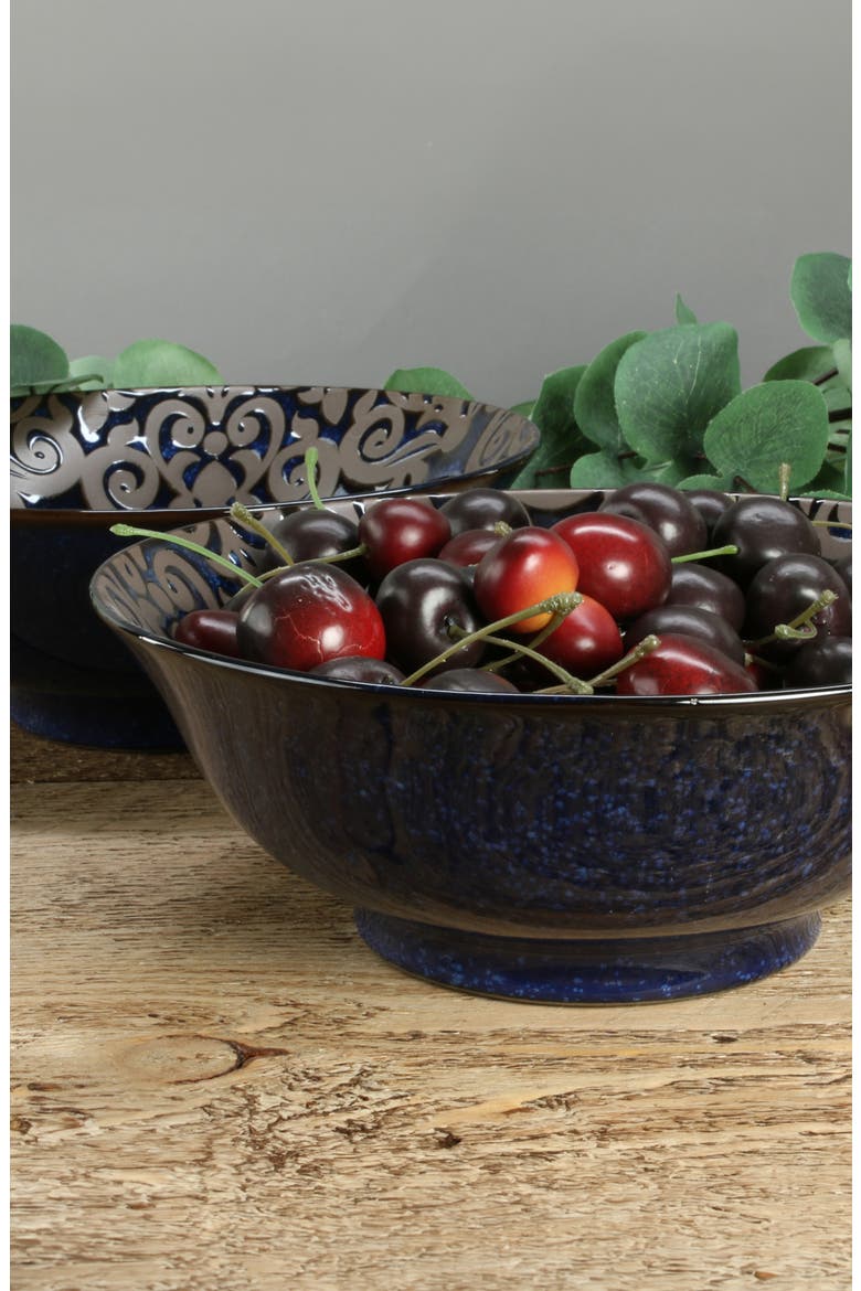 Ellyn Set of 2 Serving Bowls, Alternate, color, MULTI