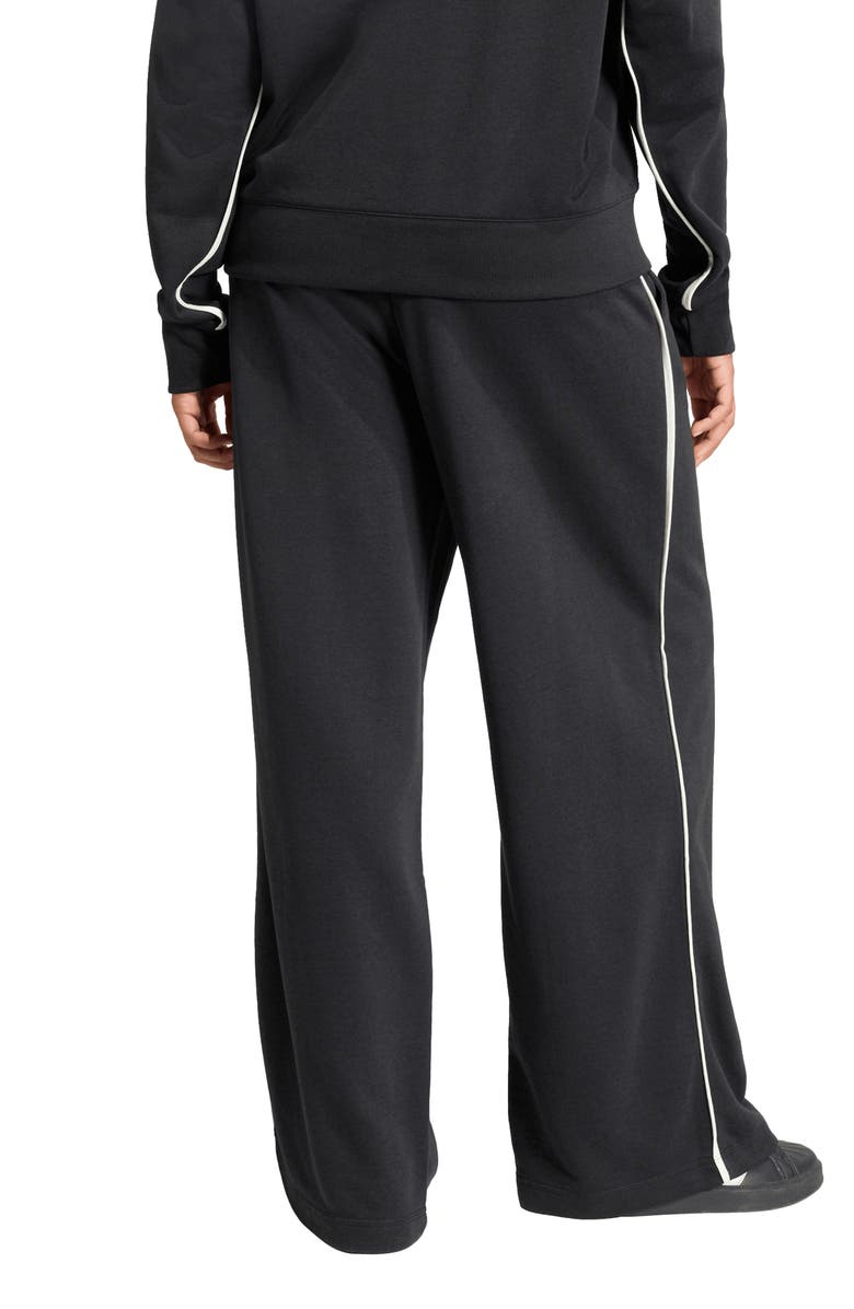 adidas Seasonal Essentials French Terry Pants, Alternate, color, Black/ Off White