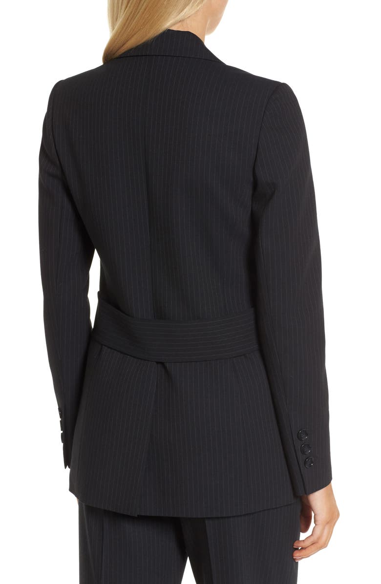 Lewit Pinstripe Suit Jacket, Alternate, color, Navy Night Pinstripe