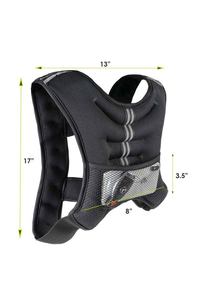 ProsourceFit Weighted Vest, Alternate, color, 12 Lb