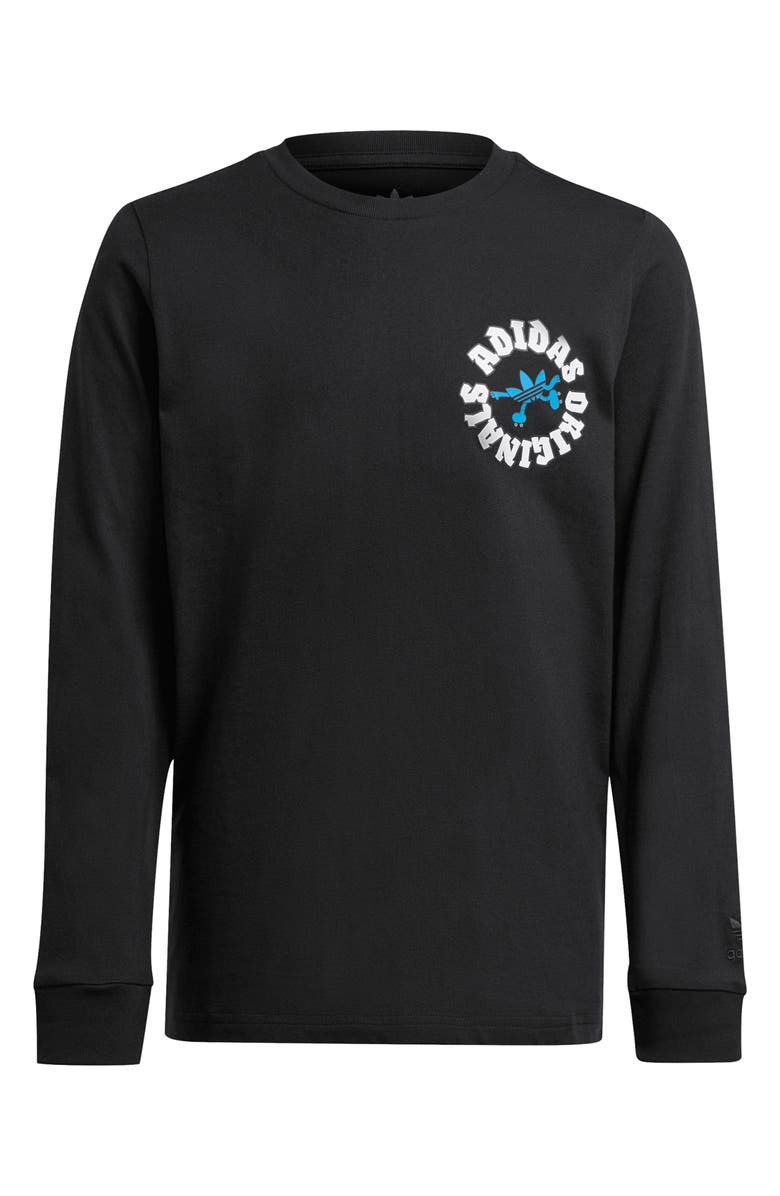 adidas Originals Kids' Long Sleeve Graphic T-Shirt, Main, color, 