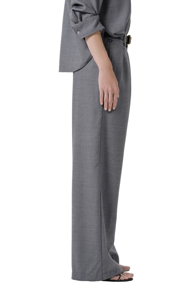 Ines Wool Wide Leg Trouser, Alternate, color, GRIS LT MD GREY