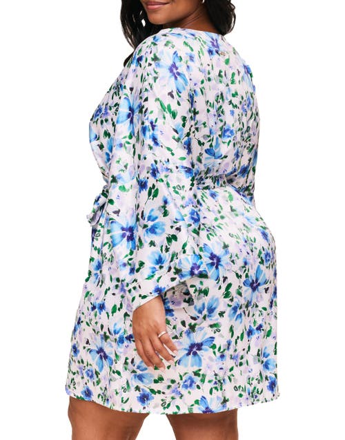 Adore Me Izabella Robe In Floral White