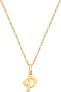Tiny Blessings 14K Gold Diamond Initial 12-14" Necklace