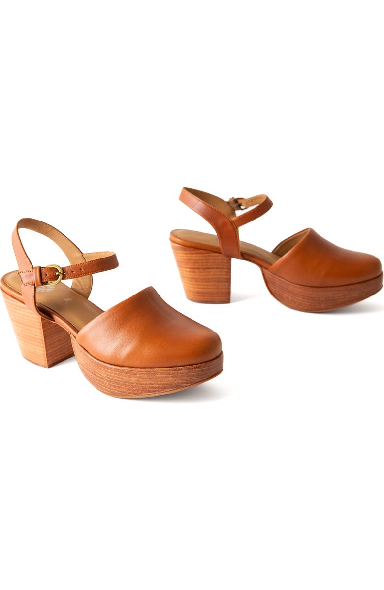 Fortress Willow Mary Jane Platform Clog, Alternate, color, Whiskey