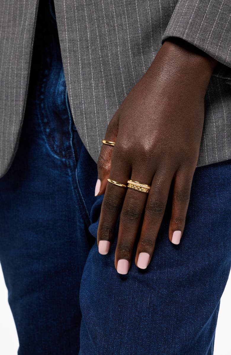 Ana Luisa Eden Cubic Zirconia Ring, Alternate, color, Gold / Clear