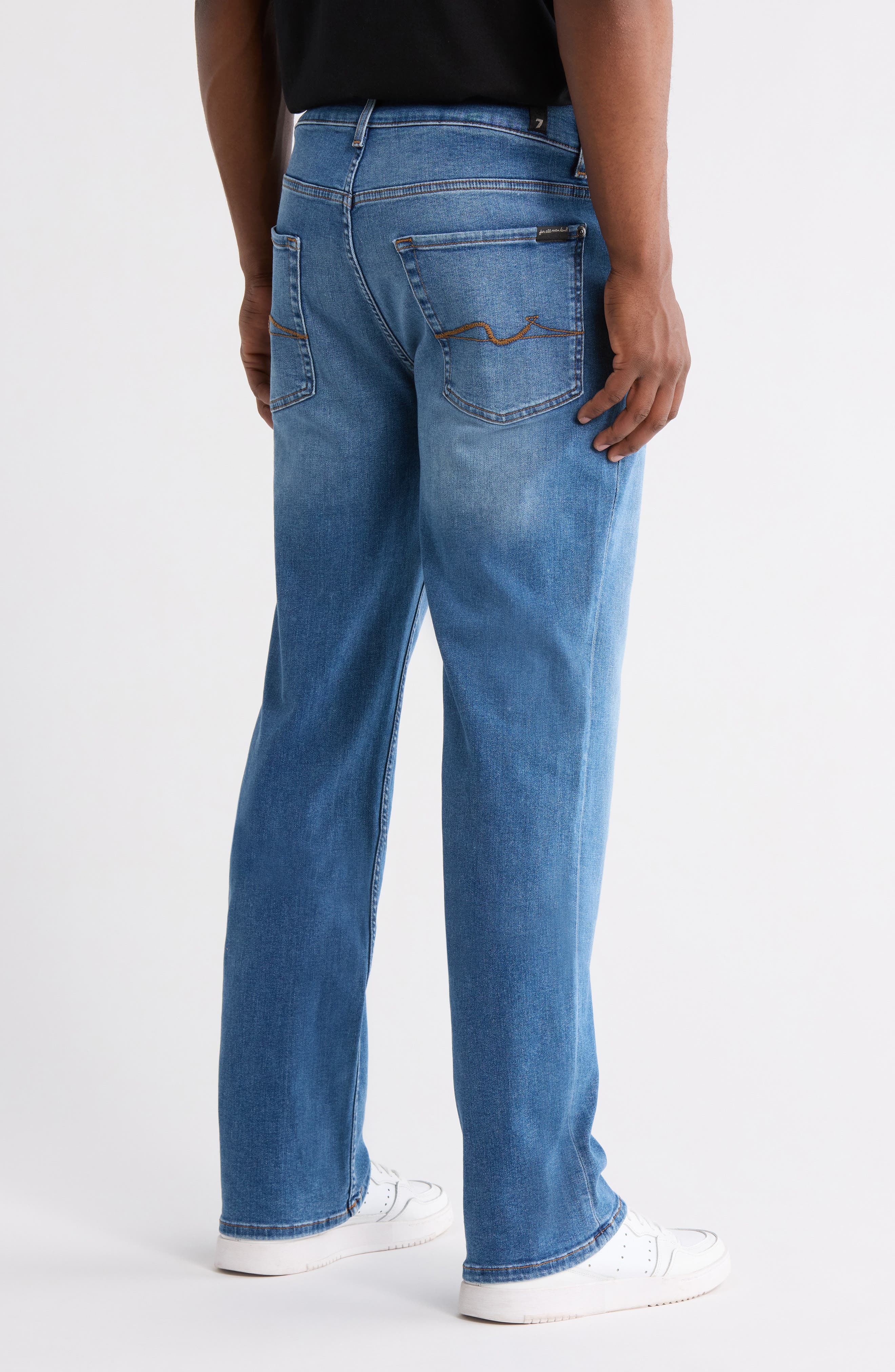 Austyn Squiggle Stretch Straight Leg Jeans - image 4
