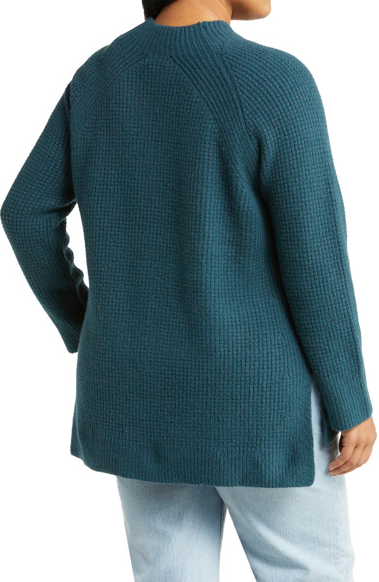 Treasure & Bond Waffle Texture Tunic Sweater, Alternate, color, 