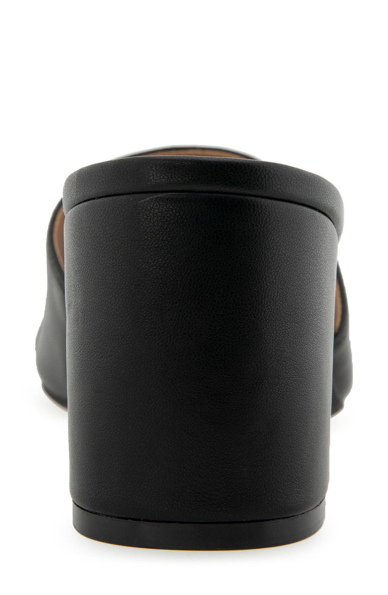 Aerosoles Gela Slide Sandal, Alternate, color, Black Leather