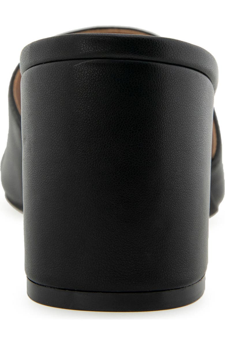 Aerosoles Gela Slide Sandal, Alternate, color, Black Leather