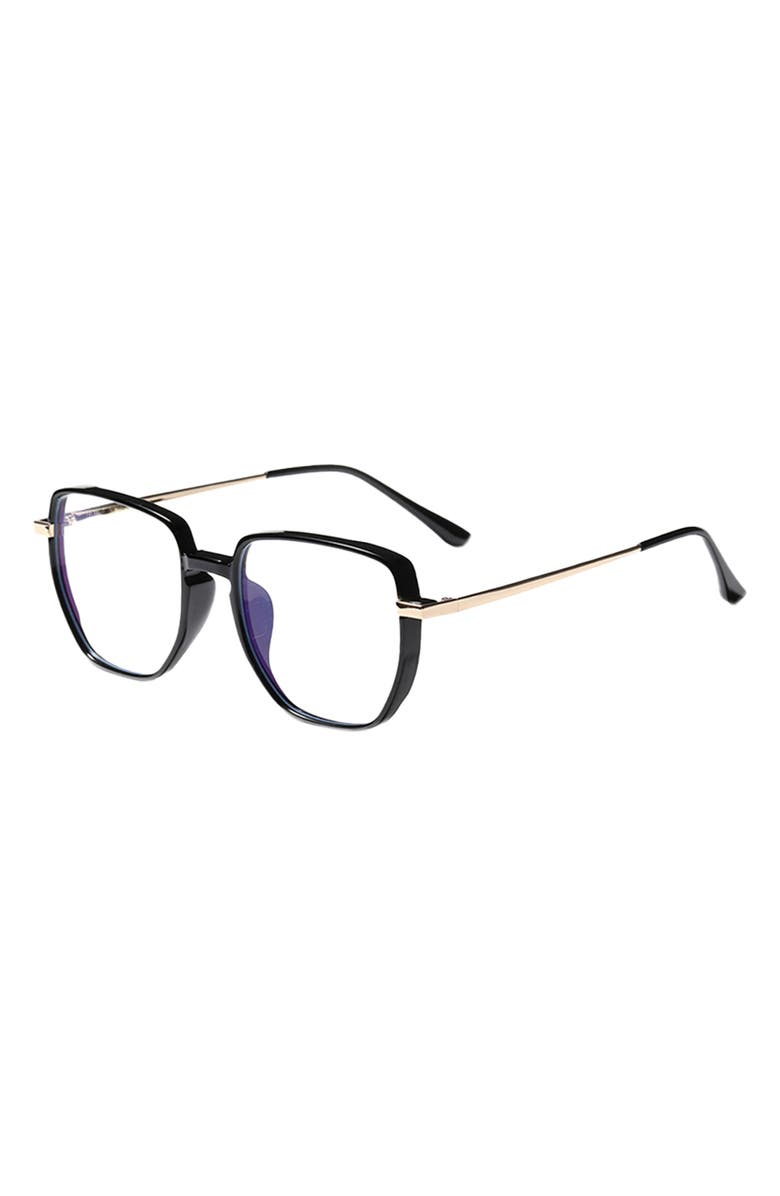 Fifth & Ninth Chelsea 52mm Round Blue light Blocking Glasses, Main, color, 