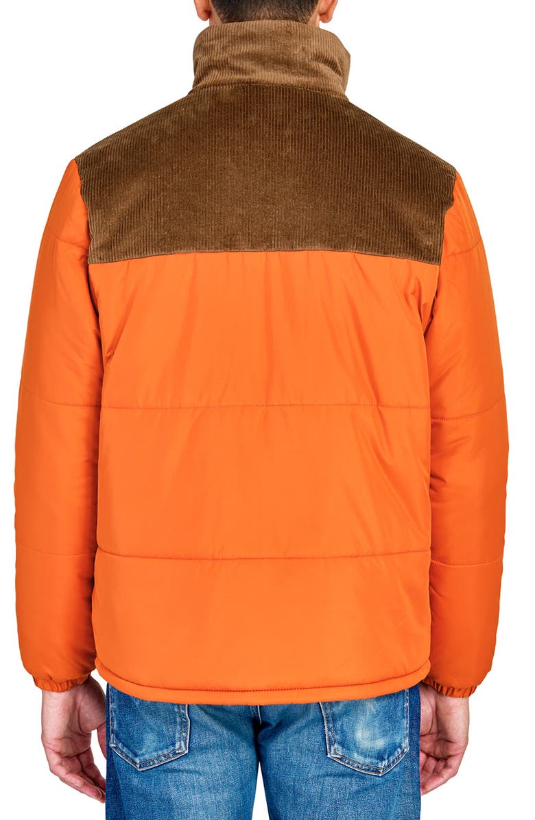 CONSTRUCT Solid Puffer Jacket, Alternate, color, Orange