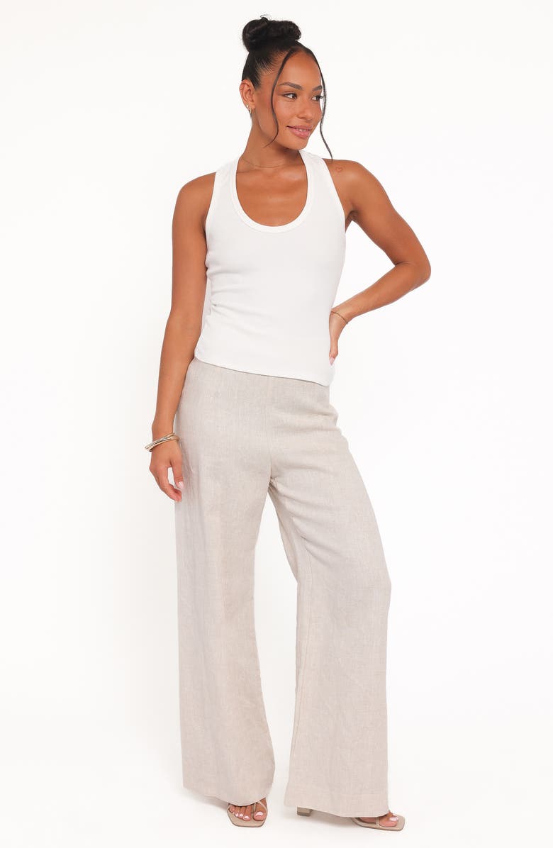 Petal & Pup Miles Racerback Rib Tank, Alternate, color, White