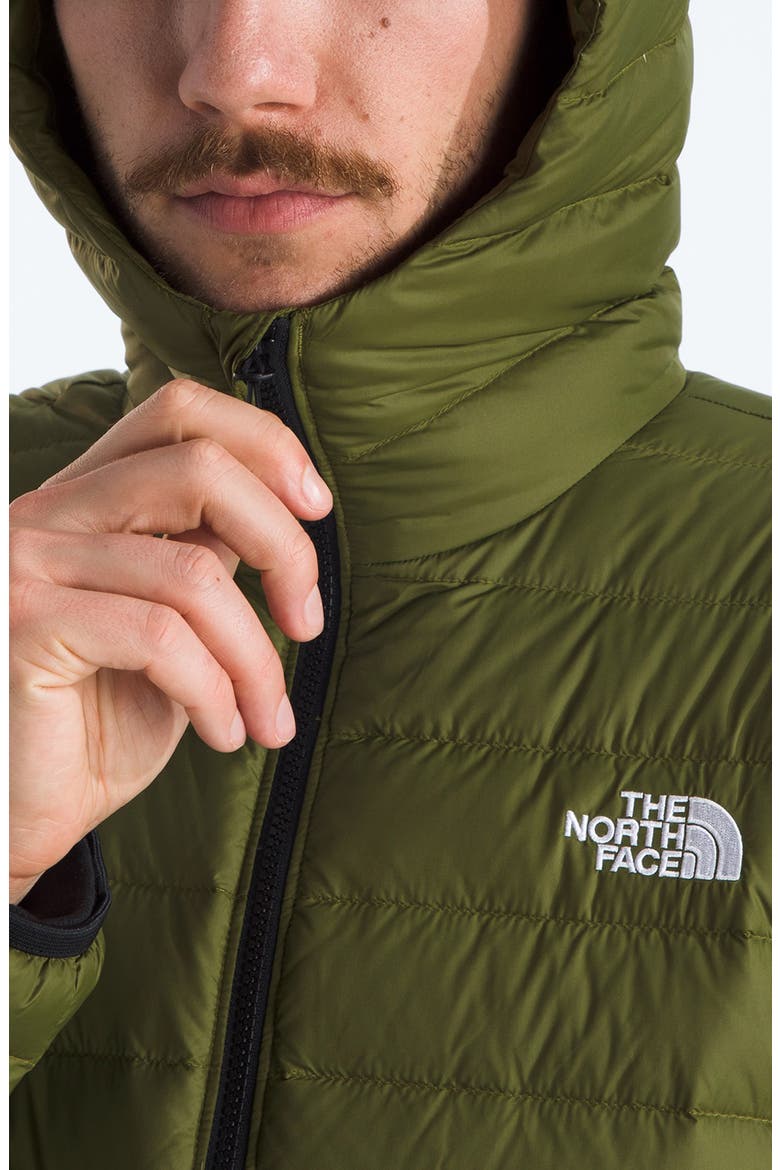 Classic 700 Fill Power Down Hooded Jacket, Alternate, color, WOODLAND GREEN