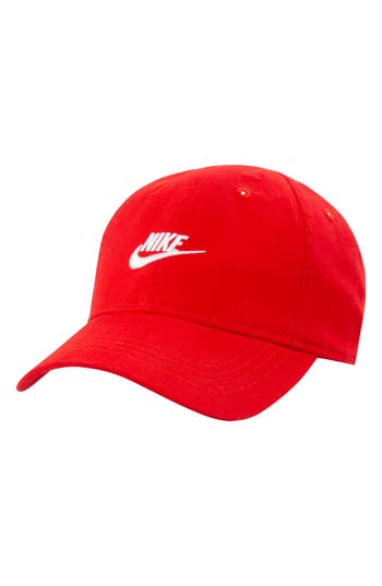 Nike Futura Curve Brim Baseball Cap In Red