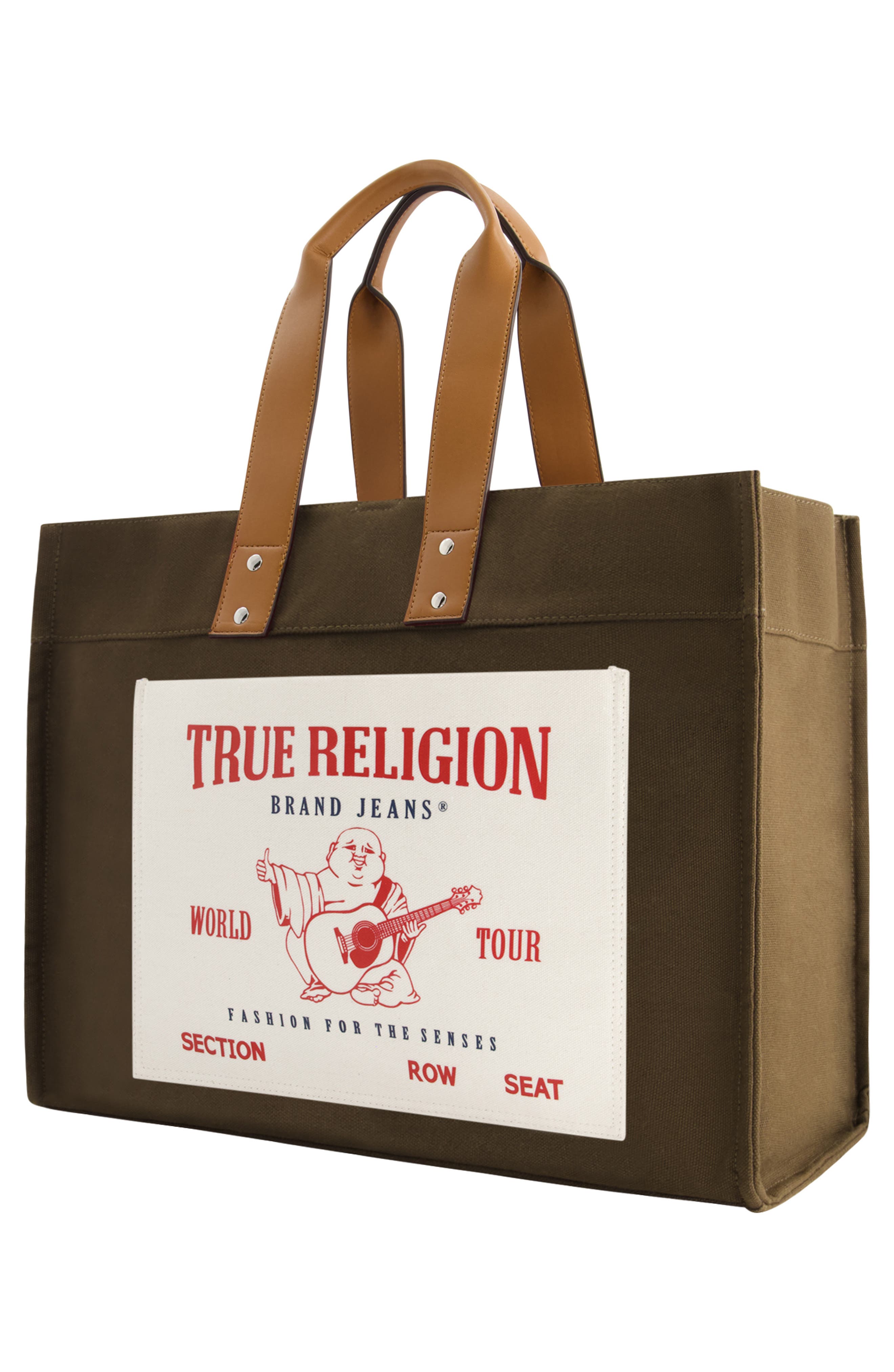 True Religion Brand Jeans Twill Tote Bag, Alternate, color, 