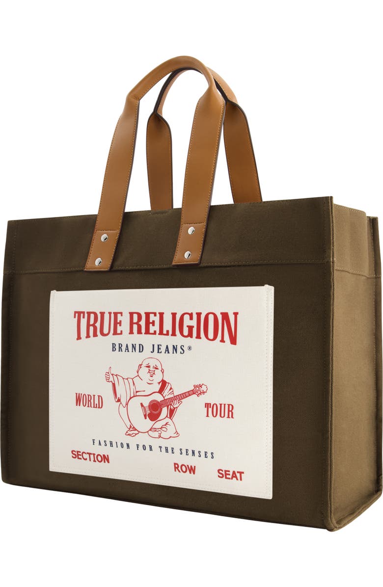 True Religion Brand Jeans Twill Tote Bag, Alternate, color,