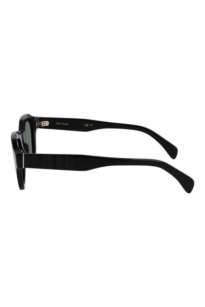 Lyford 48mm Small Modified Rectangular Sunglasses, Alternate, color, BLACK