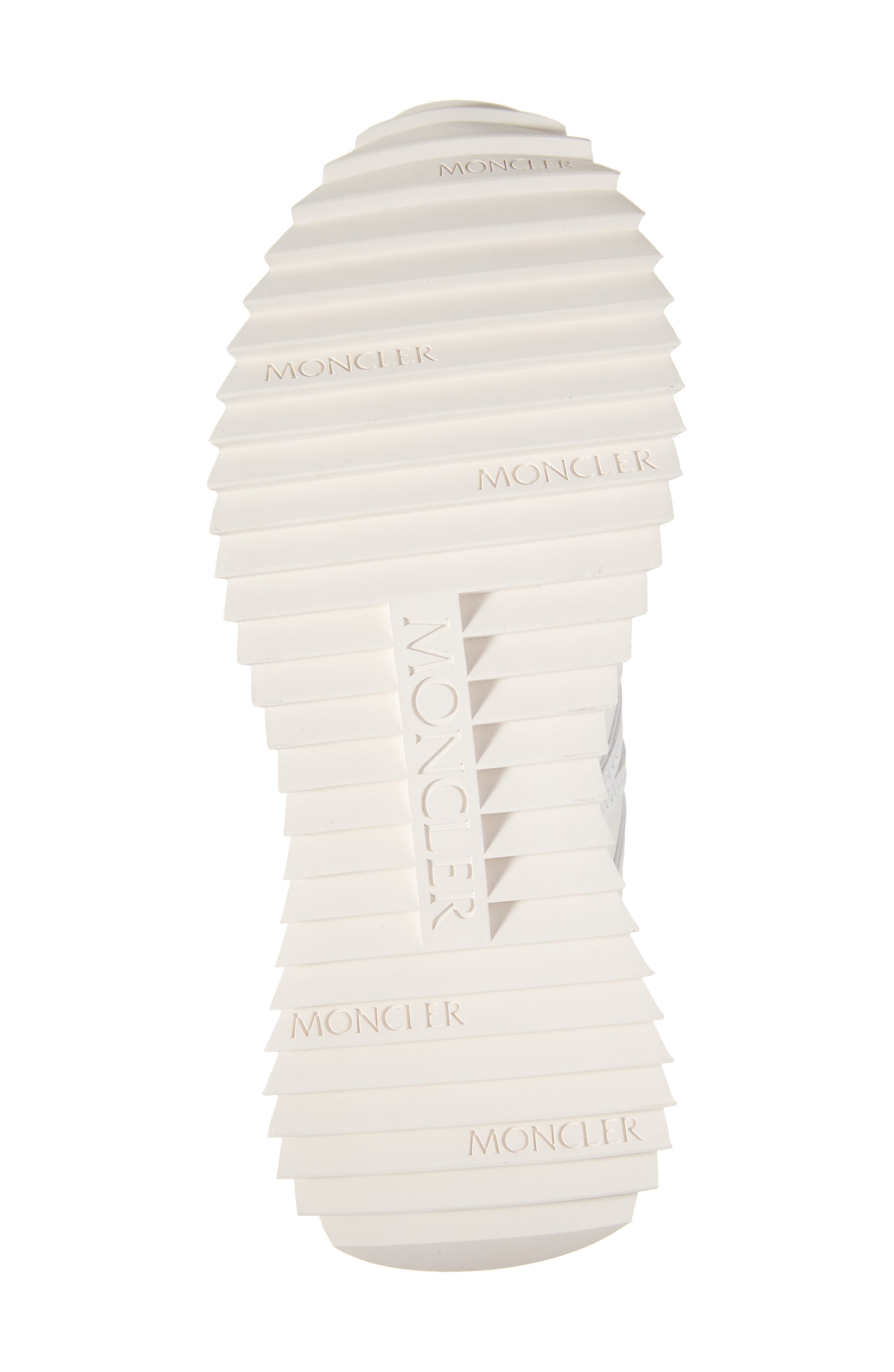 Moncler Pacey Mixed Media Sneaker, Alternate, color, Gardenia