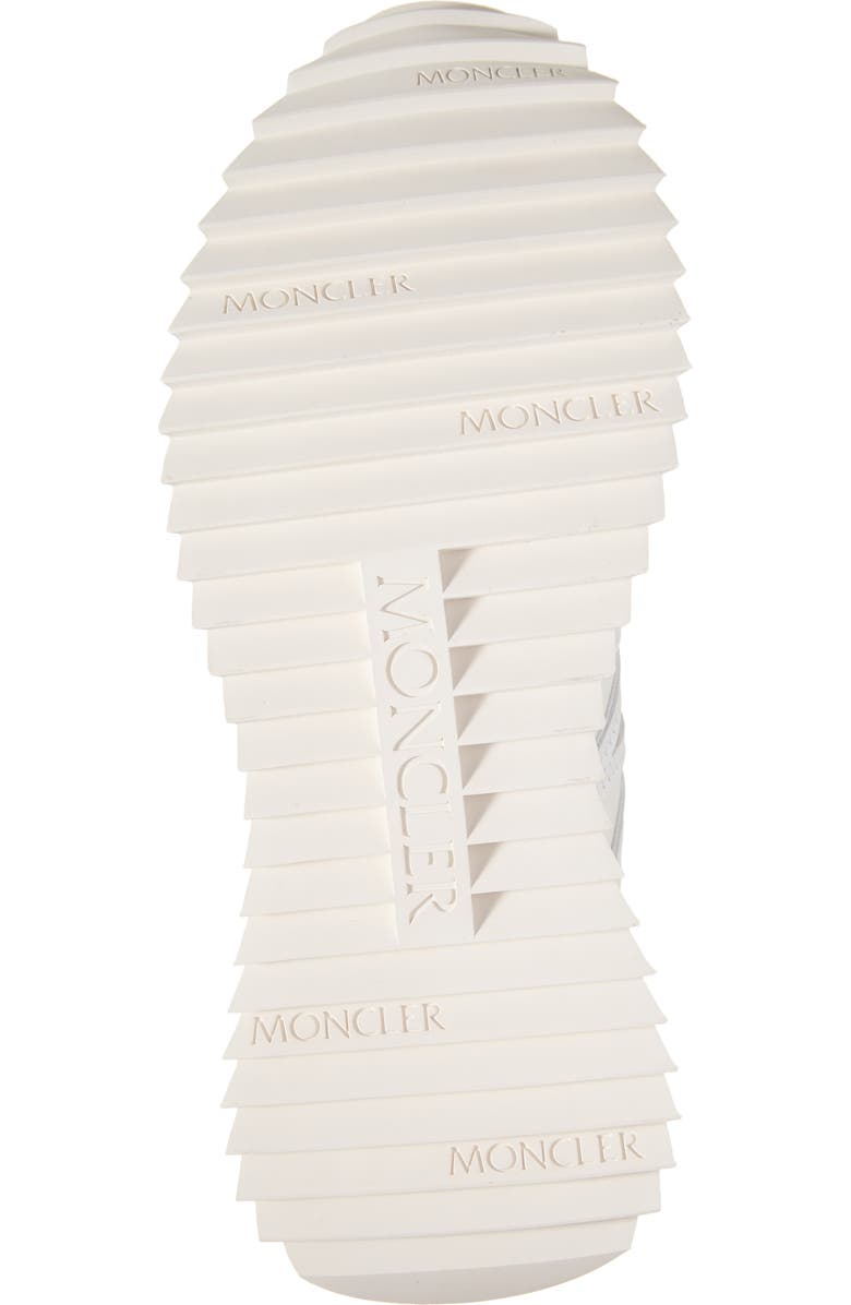 Moncler Pacey Mixed Media Sneaker, Alternate, color, Gardenia