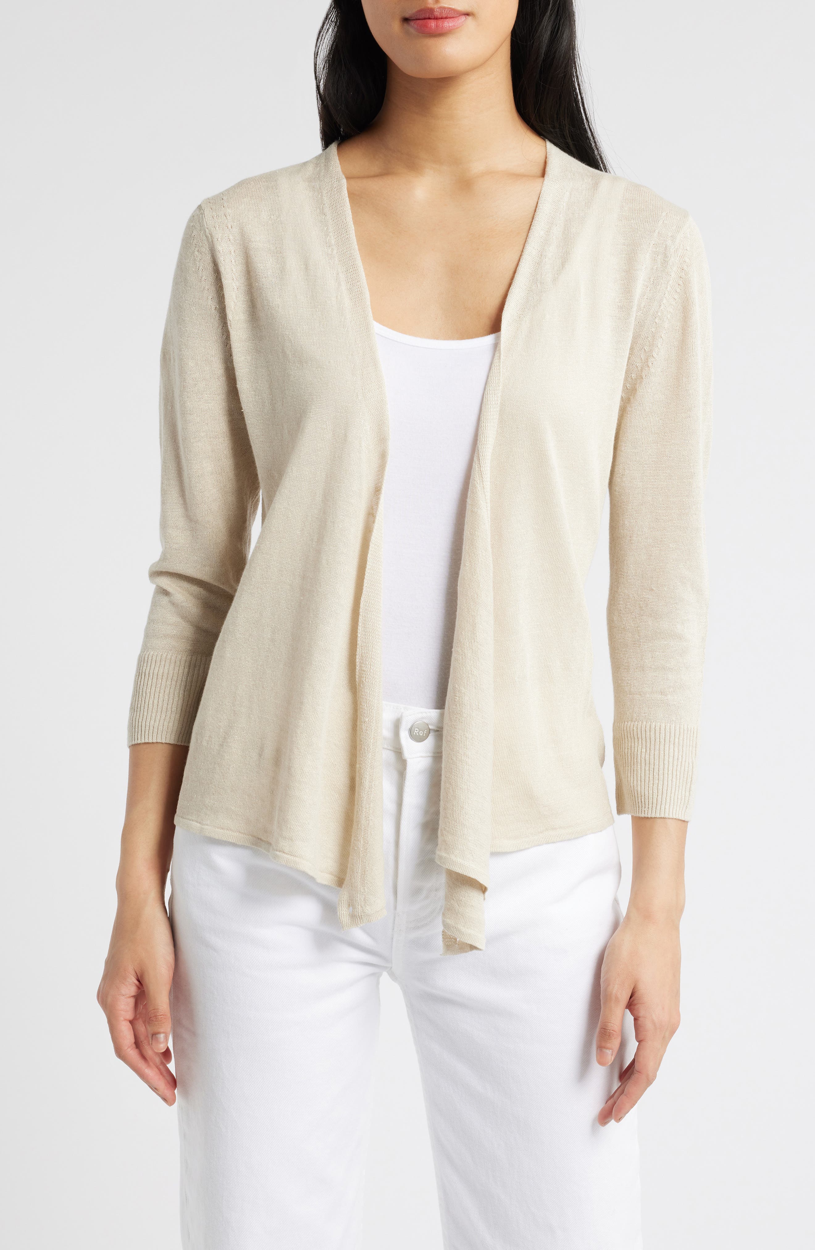 Addison Linen Blend Cardigan (Women) | Nordstromrack