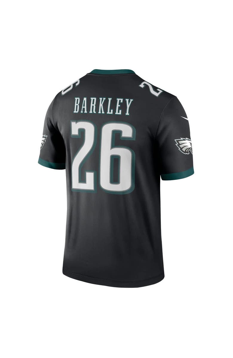 Nike Men's Nike Saquon Barkley Black Philadelphia Eagles  Legend Player Performance Top, Alternate, color, Black