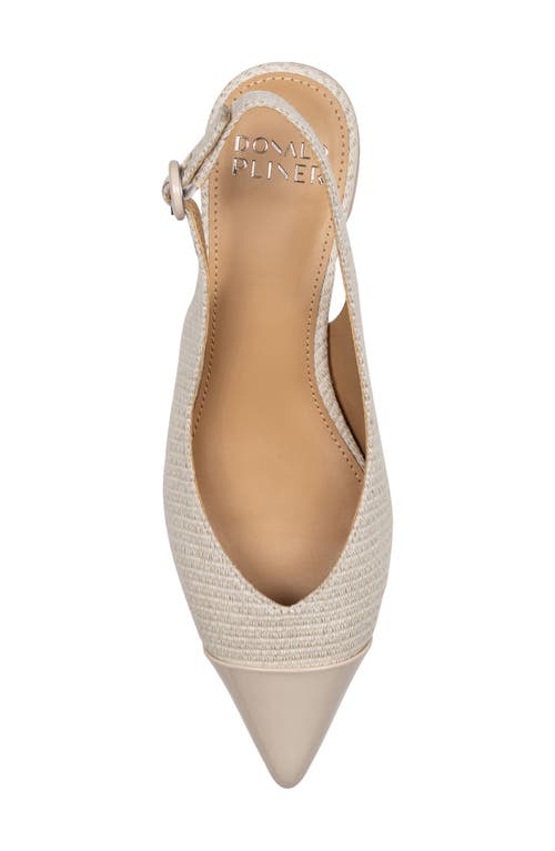 Donald Pliner Slingback Pump In Neutral