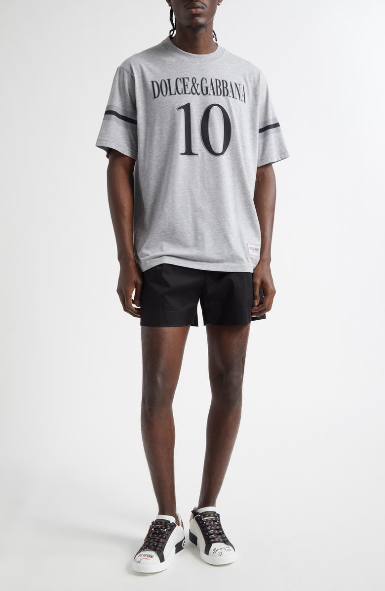 Dolce&Gabbana D&G Logo Graphic T-Shirt, Alternate, color, S8290 Melange Grigi