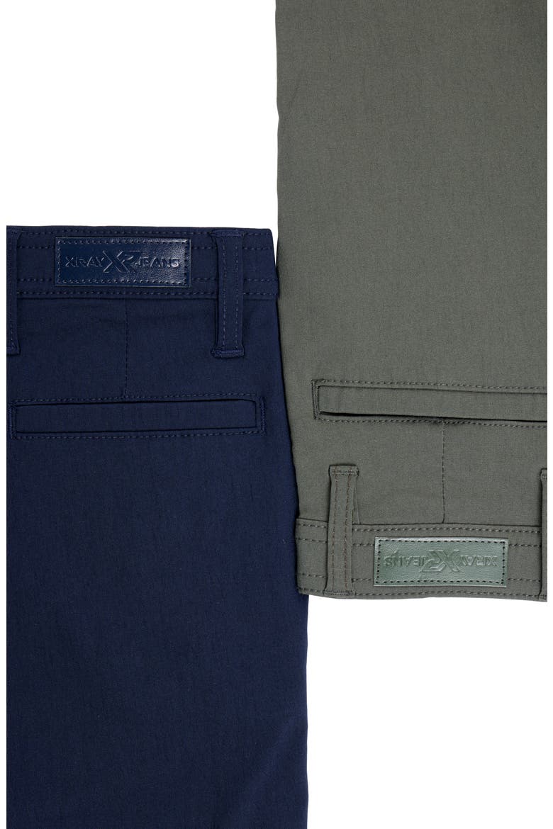 Kids' 2-Pack Flex Shorts, Alternate, color, OLIVE/ NAVY