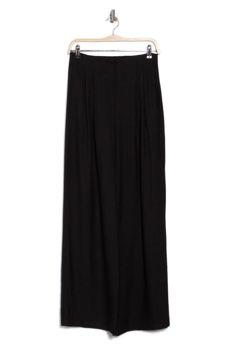 Ellen Tracy Textured Wide Leg Pants, Alternate, color, Black