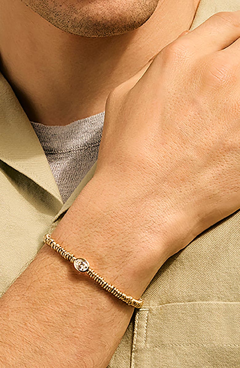 John Hardy JH Lovestruck<sup>™</sup> Heishi Bracelet, Gold, Lab-Grown Diamond, 1.0TCW, Alternate, color, Gold
