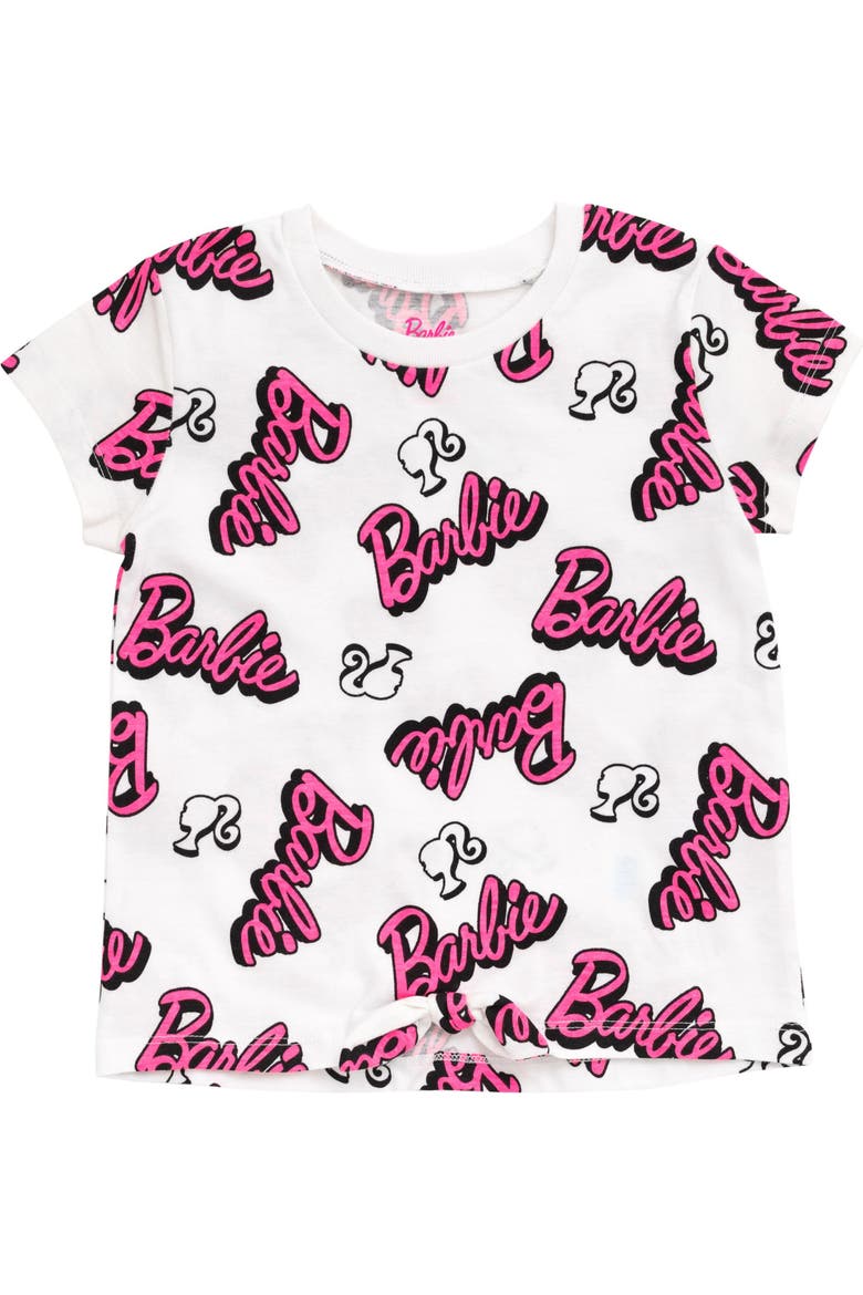 2-Piece Tee and Shorts Set, Alternate, color, Pink White Black