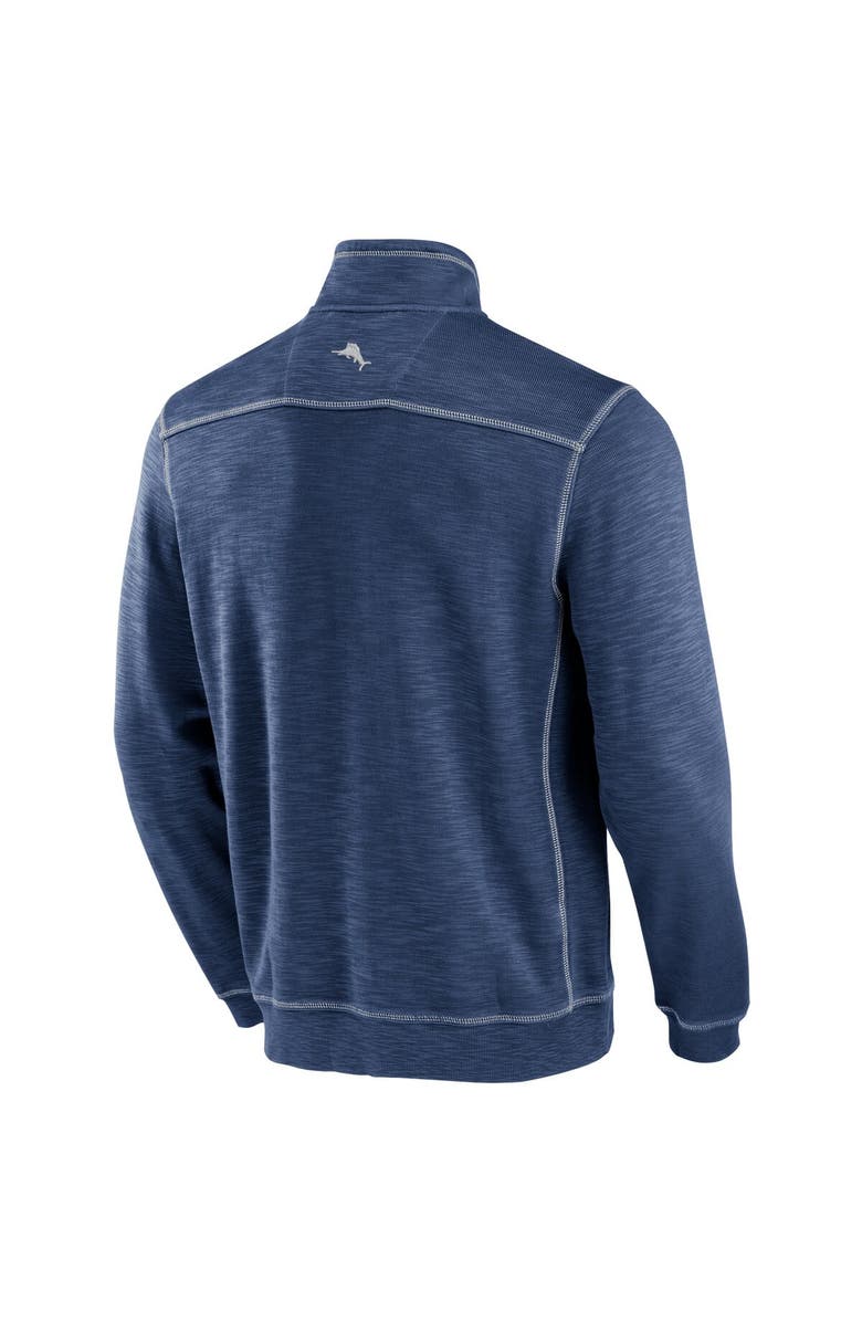 Tommy Bahama Men's Tommy Bahama Navy Seattle Mariners Tobago Bay Tri-Blend Half-Zip Jacket, Alternate, color, 