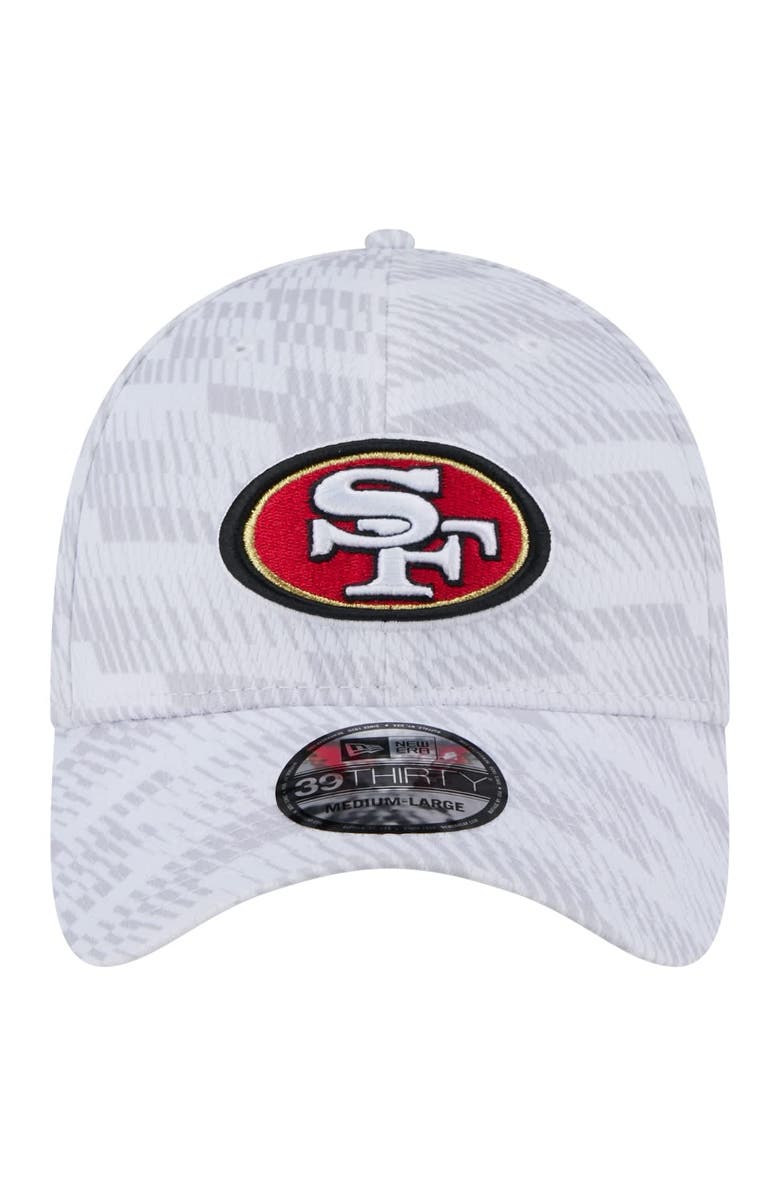 New Era Men's New Era White San Francisco 49ers Gameday Graded 39THIRTY Flex Hat, Alternate, color,