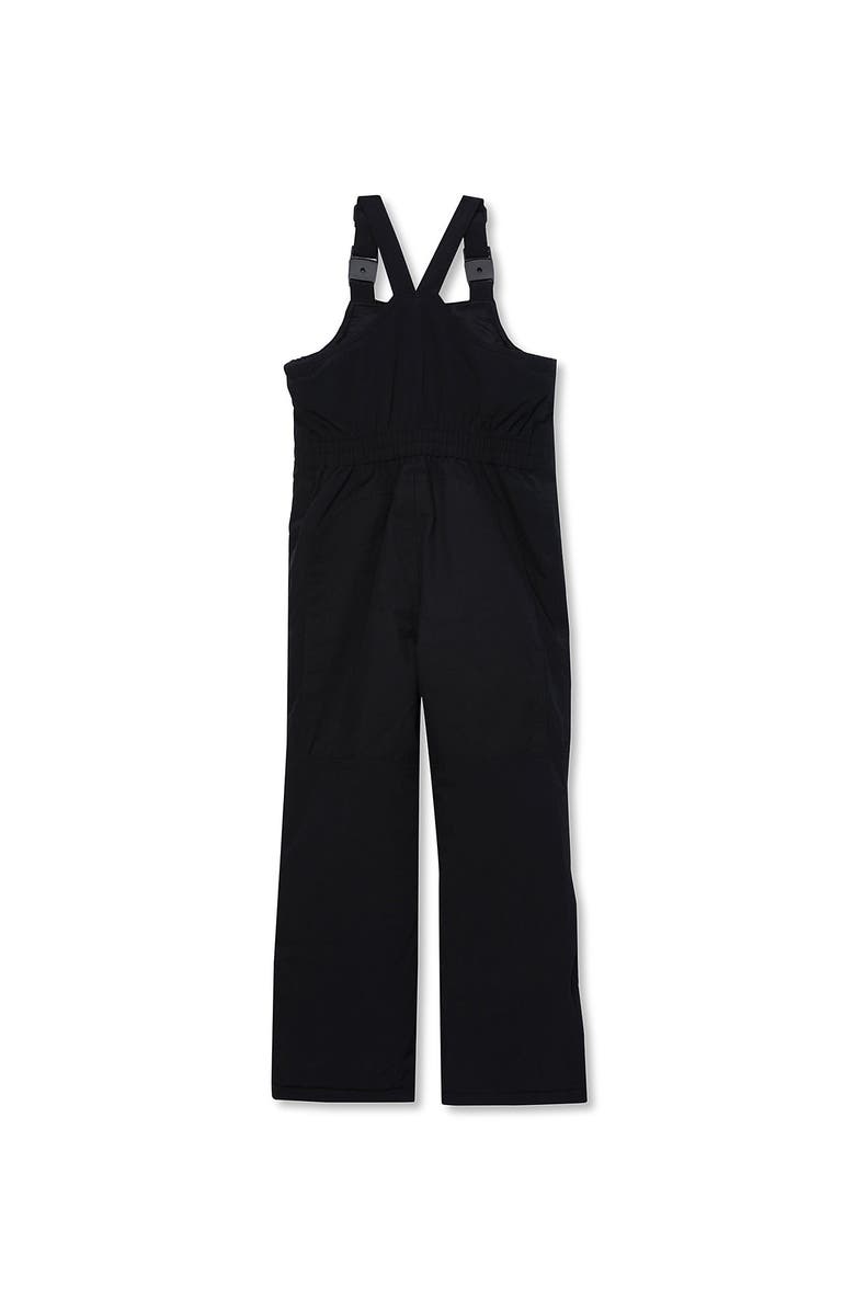 Lands' End Kids Squall Waterproof Iron Knee Bib Snow Pants, Alternate, color, Onyx