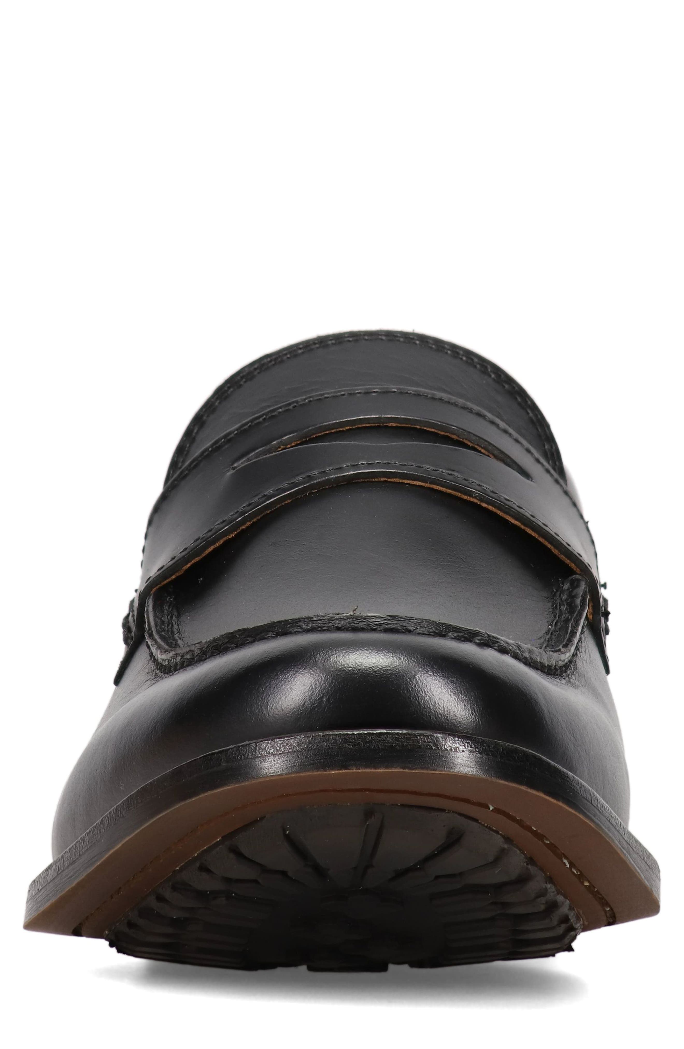 Frye Tyler Flex Penny Loafer, Alternate, color, Black
