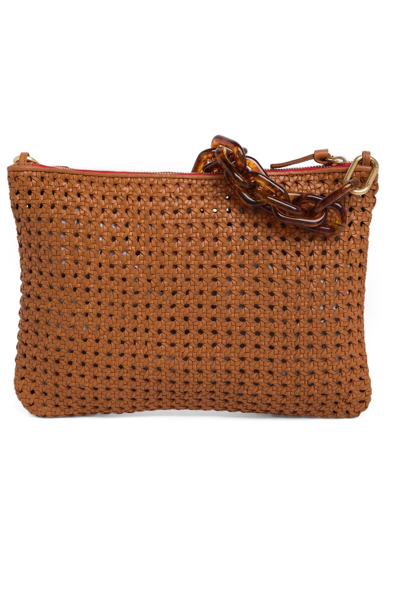 Clare V. Woven Flat Clutch, Alternate, color,